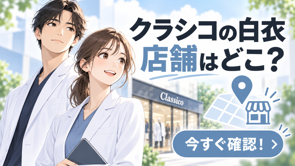 クラシコ 白衣 店舗